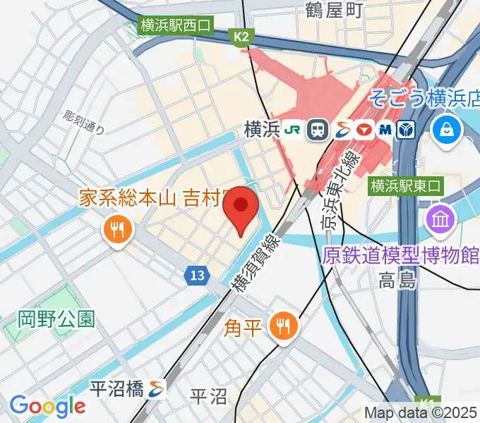 DMM VRシアターの地図