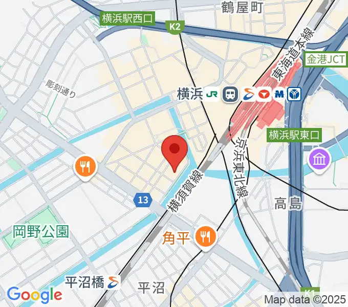 DMM VRシアターの地図