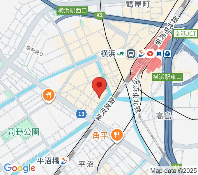 DMM VRシアターの地図