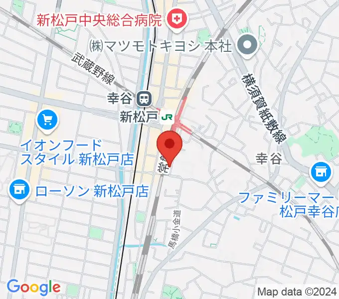 ラピス音楽教室の地図