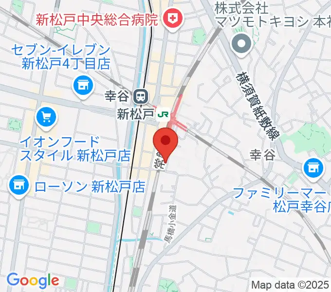 ラピス音楽教室の地図