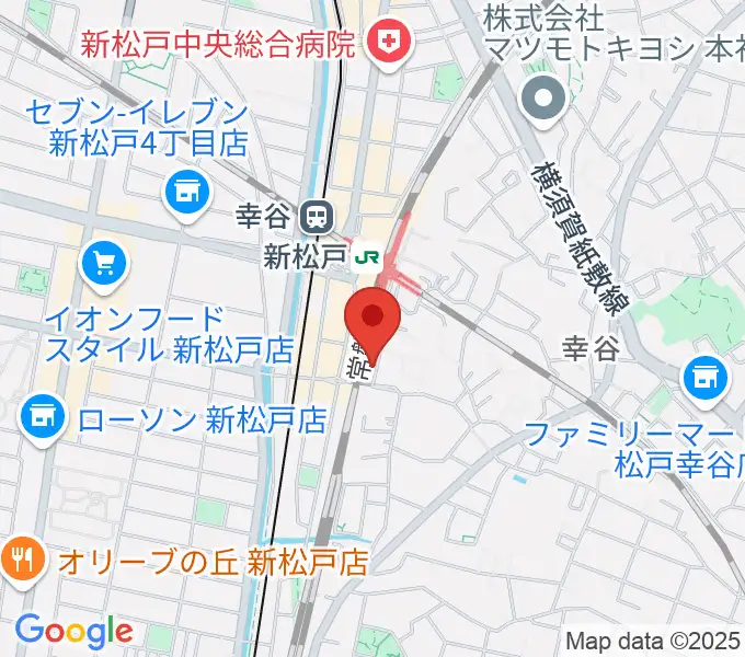 ラピス音楽教室の地図