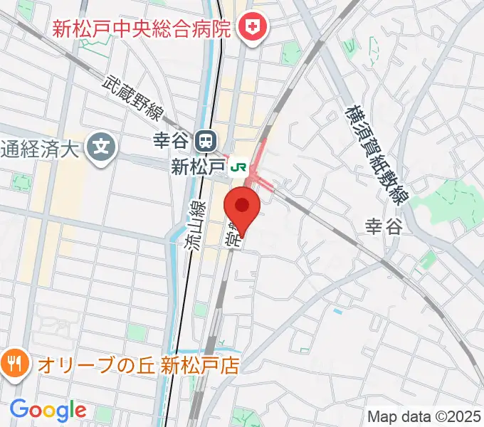 ラピス音楽教室の地図