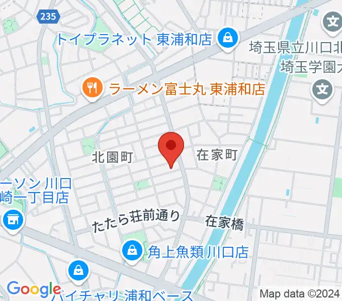 マスカット音楽教室の地図