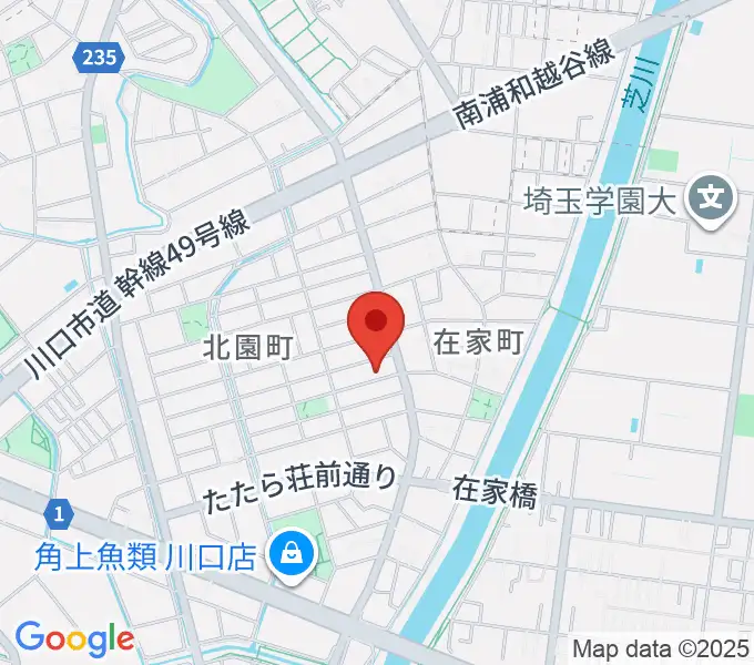 マスカット音楽教室の地図