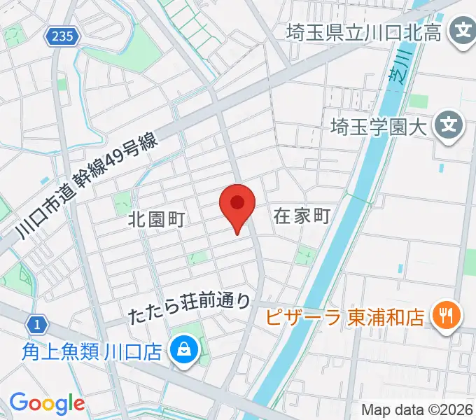 マスカット音楽教室の地図