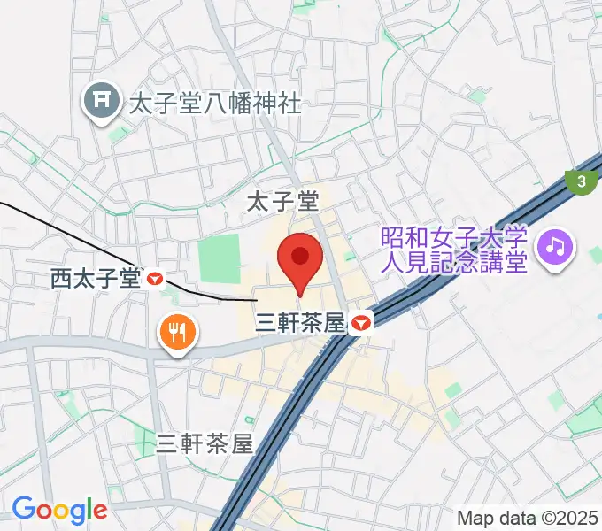 サロン・テッセラの地図