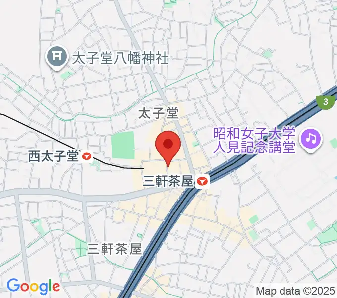 サロン・テッセラの地図