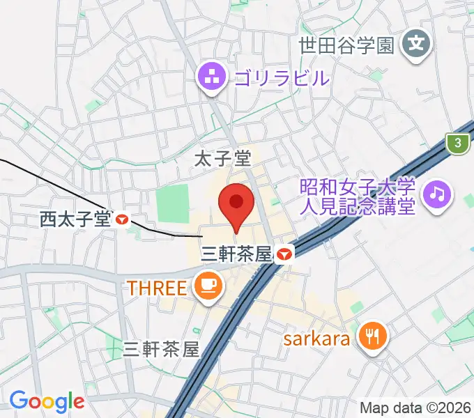 サロン・テッセラの地図
