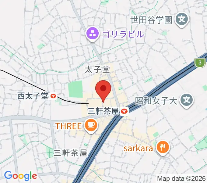 サロン・テッセラの地図