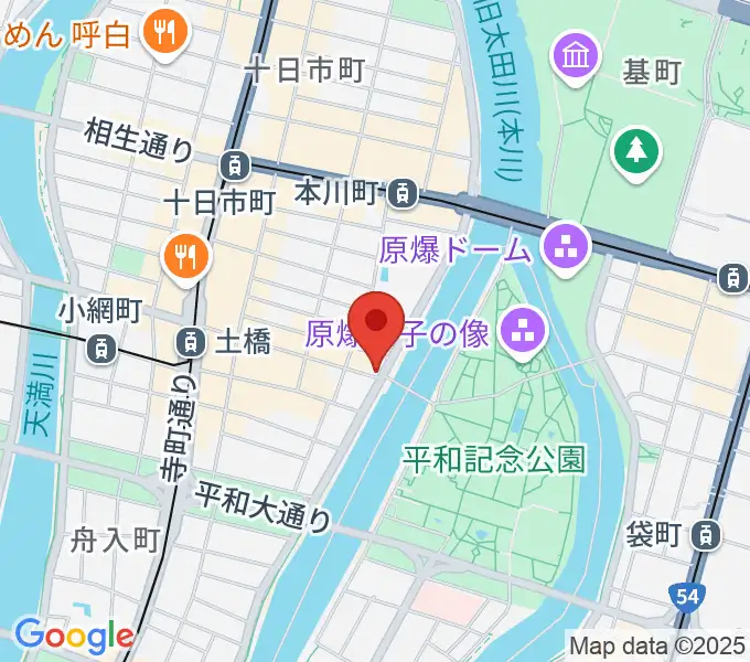 Guitar Topの地図