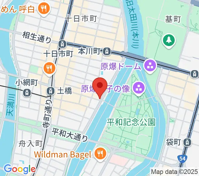 Guitar Topの地図