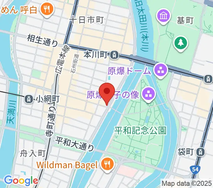 Guitar Topの地図
