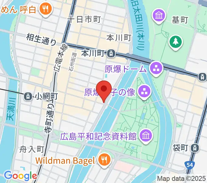 Guitar Topの地図