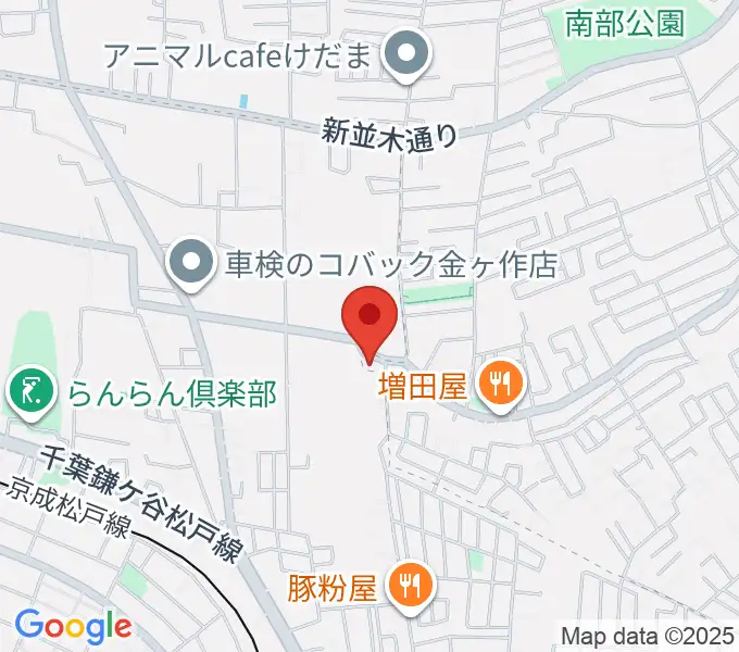 フリュ-ゲル・ザールの地図