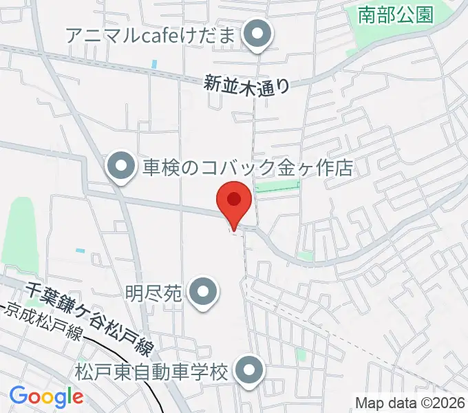 フリュ－ゲル・ザールの地図