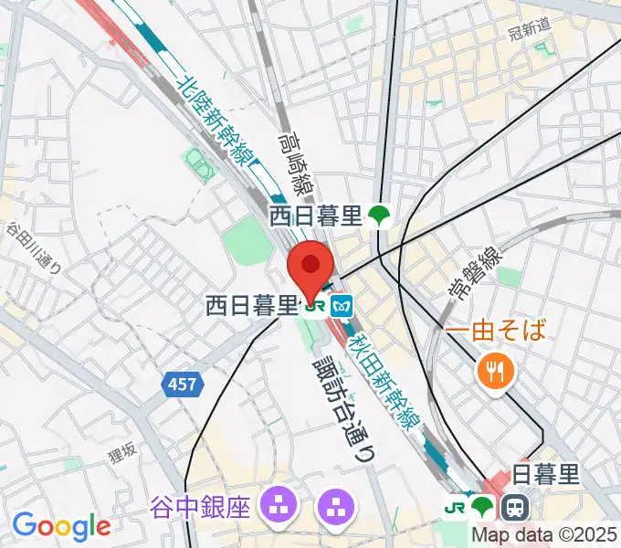 ハート音楽院ギター教室の地図