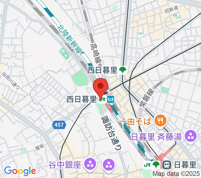 ハート音楽院ギター教室の地図