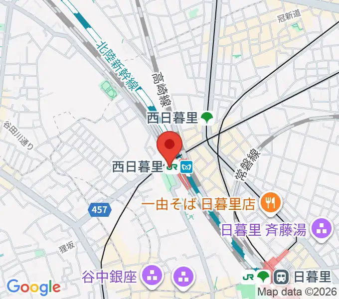 ハート音楽院ギター教室の地図