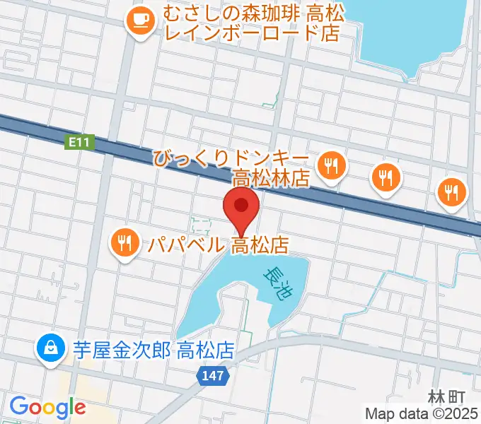 KUSAKA音楽教室の地図