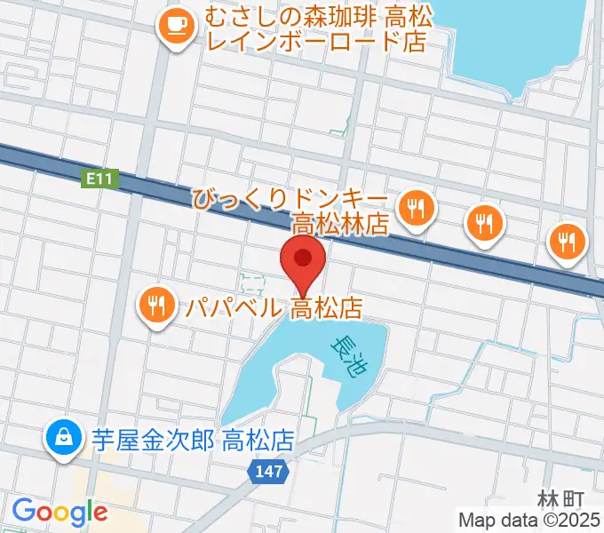 KUSAKA音楽教室の地図