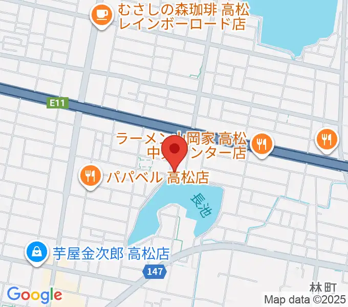 KUSAKA音楽教室の地図