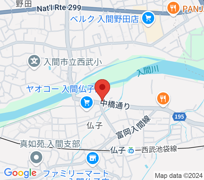 入間市文化創造アトリエ アミーゴの地図