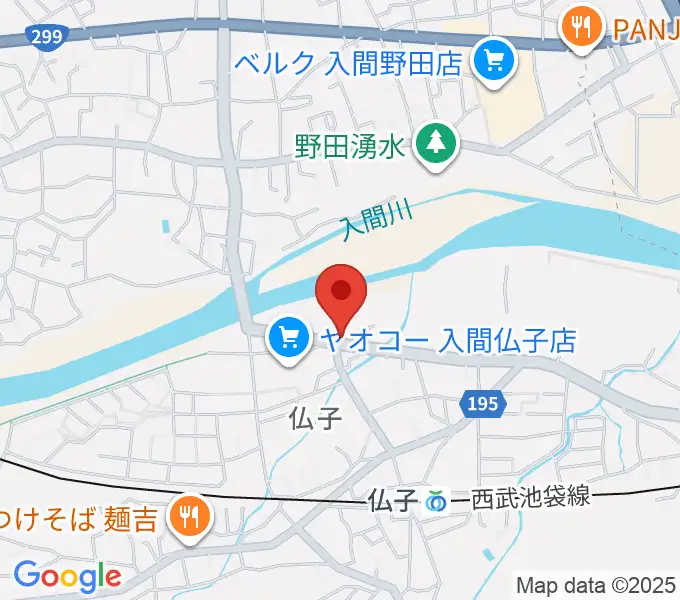 入間市文化創造アトリエ アミーゴの地図