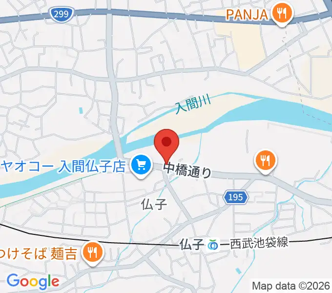 入間市文化創造アトリエ アミーゴの地図