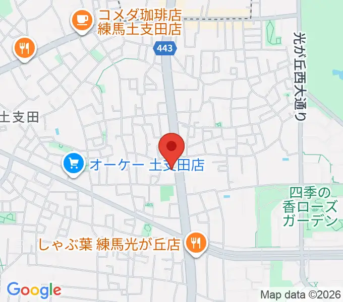 日本ピアノギャラリー ドルチェホールの地図