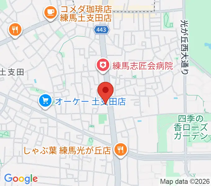 日本ピアノギャラリー ドルチェホールの地図