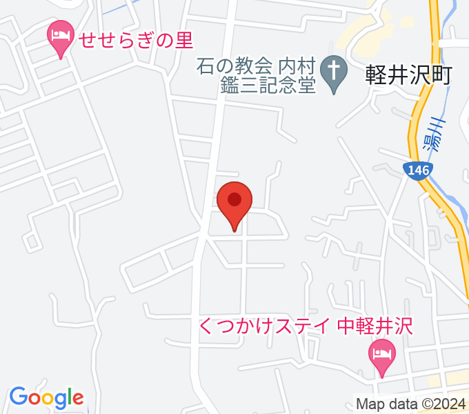 軽井沢コルネ音楽堂の場所