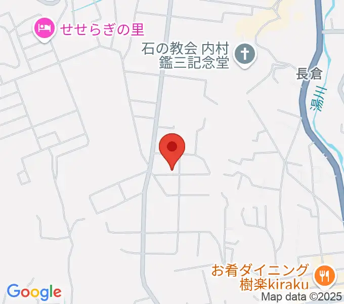 軽井沢コルネ音楽堂の地図
