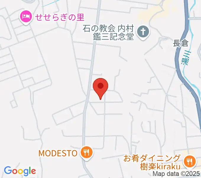 軽井沢コルネ音楽堂の地図