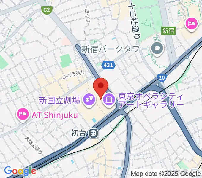 NTT ICCの地図