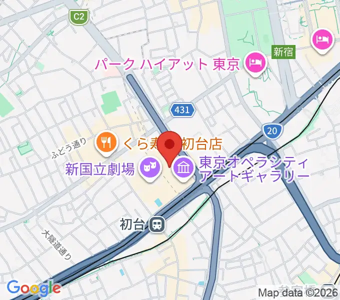 NTT ICCの地図