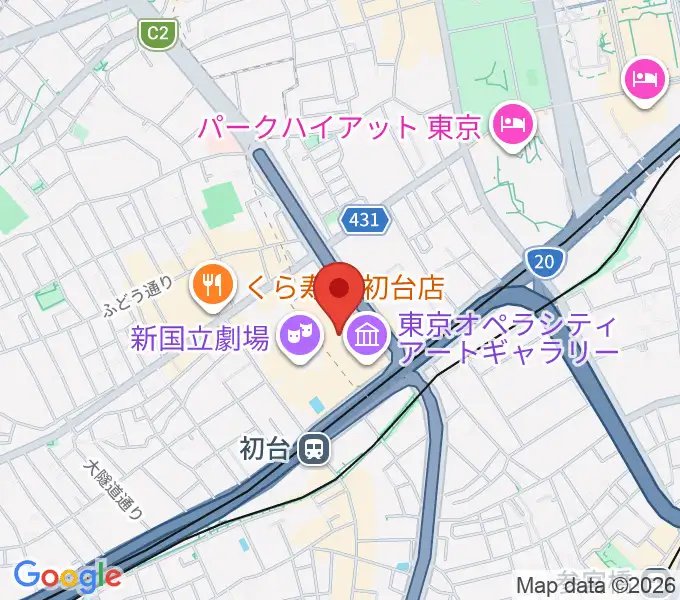 NTT ICCの地図