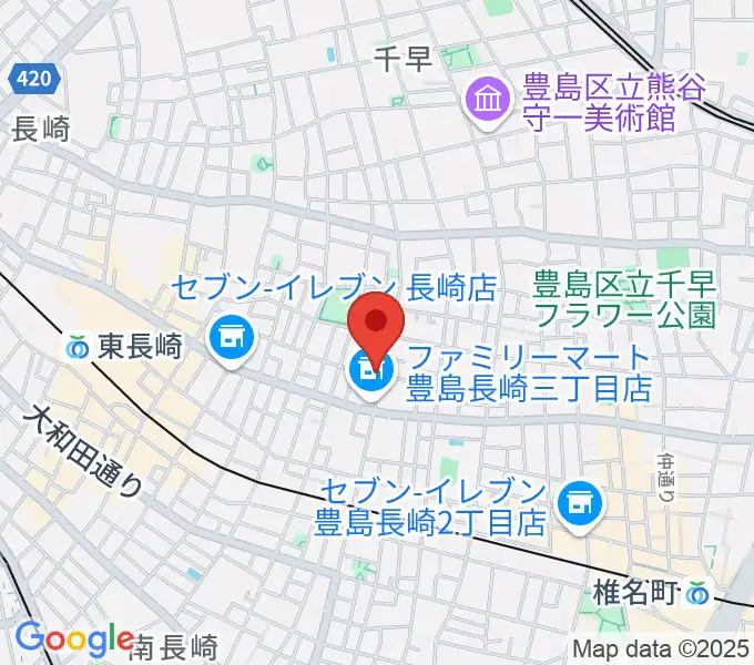 一音会ミュージックスクールの地図