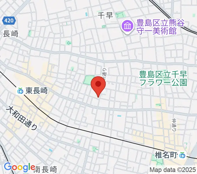 一音会ミュージックスクールの地図