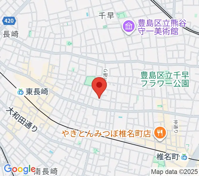 一音会ミュージックスクールの地図