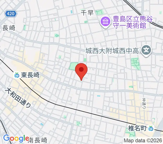 一音会ミュージックスクールの地図