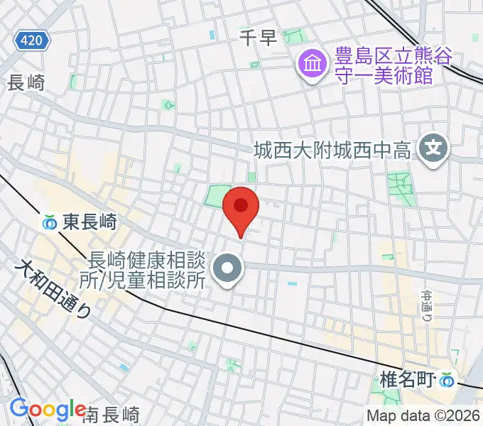 一音会ミュージックスクールの地図