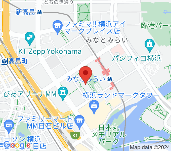 横浜美術館の場所