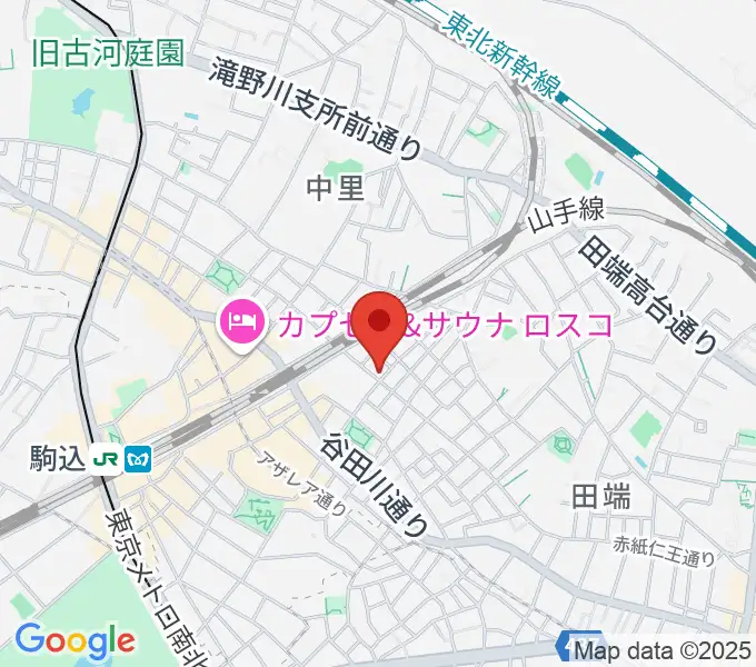 ソフィアザールサロンの地図
