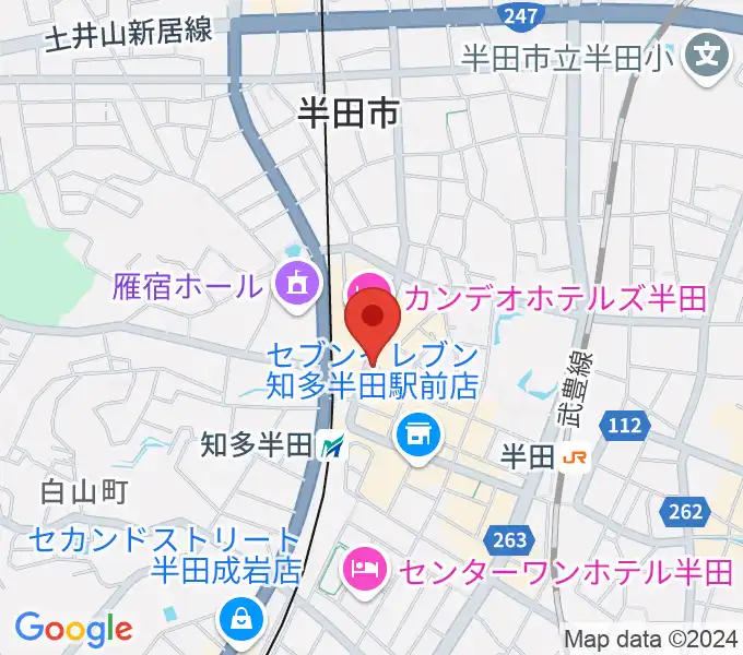 ミュージックメイトマツイシの地図