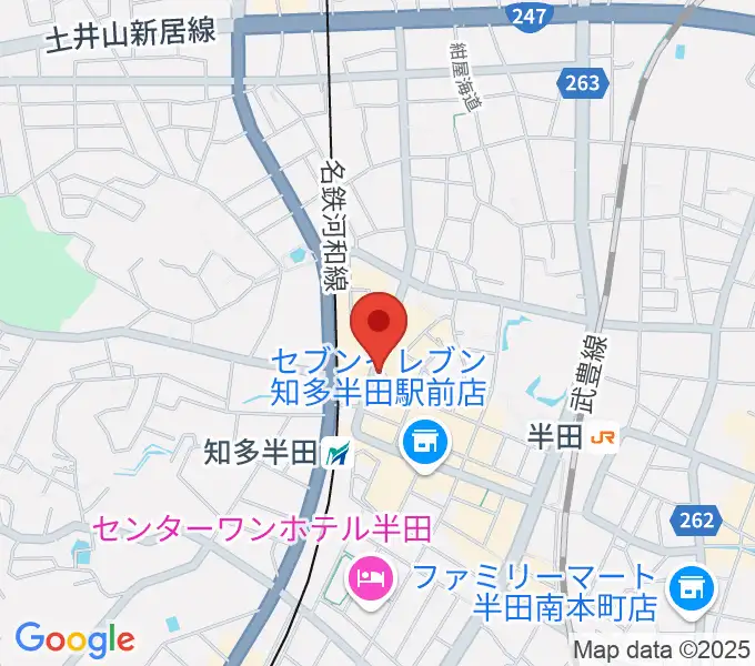 ミュージックメイトマツイシの地図