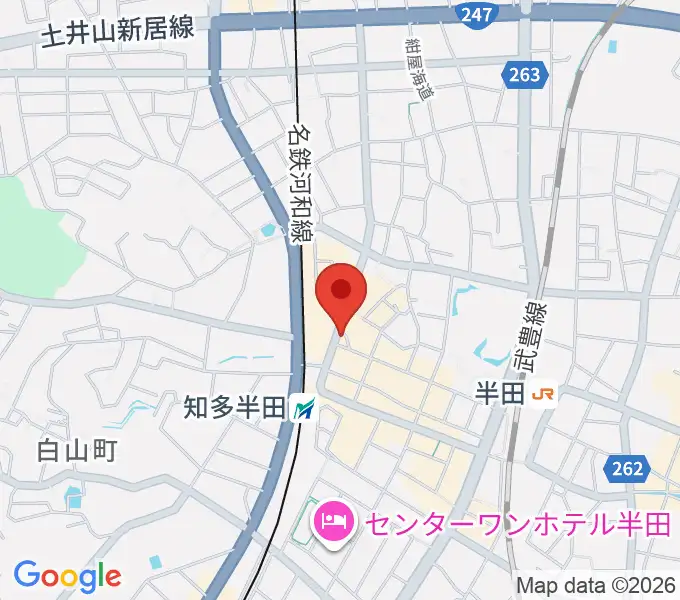 ミュージックメイトマツイシの地図