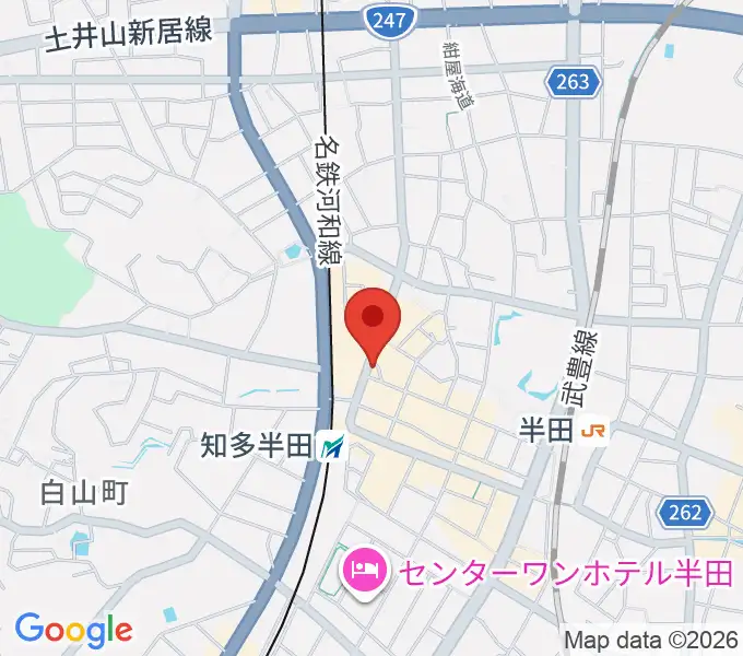 ミュージックメイトマツイシの地図