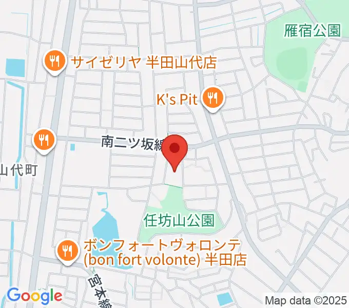 半田空の科学館の地図