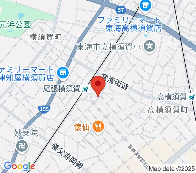 ユタカ楽器の地図